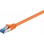 Wentronic Goobay CAT 6a Patchkabel, S/FTP (PiMF), Orange, 7,5 m - LSZH halogenfrei, Kupfer (93851)