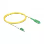 DeLOCK InfiniBand/Glasfaserkabel 2 m LC SC Gelb 83861