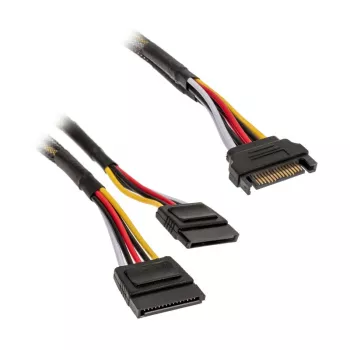 Akasa SATA power Y-Kabel - 30cm 2er-Pack - Kabel - Digital/Daten