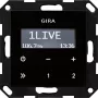 GIRA 228405 Funkuhr Digital Schwarz (228405)