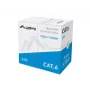 LANBERG Netzwerkkabel Cat6 U/UTP LCU6-11CU-0305-S, 305 m, 23 AWG, grau, HDPE-Mantel