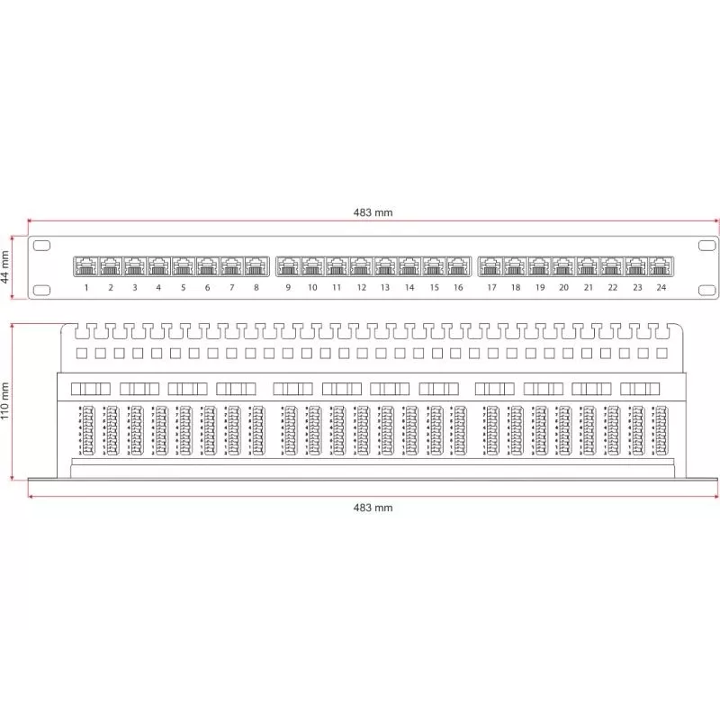 Alantec PK013 - Gigabit Ethernet - RJ-45 - Cat5e - U/UTP (UTP) - 22/26 - Schwarz (PK013)