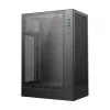 PC-Gehäuse DeepCool CH170 PLUS Tower Schwarz – micro-ATX/mini-ITX, gehärtetes Glas, USB-C, Netzteil oben