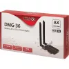 Interne WLAN-Bluetooth-Karte Inter-Tech DMG-36 5400 Mbit/s Wi-Fi 6