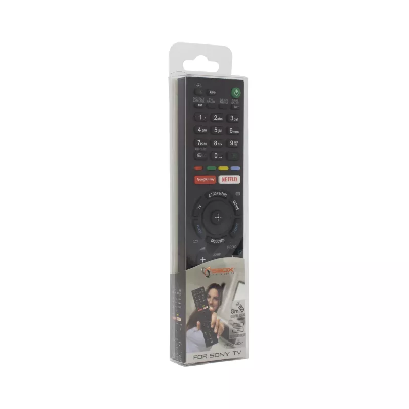 SBOX Ersatzfernbedienung RC-01402 kompatibel mit Sony TVs – Infrarot-Universal-TV-Fernbedienung