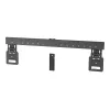Feste TV-Wandhalterung WENTRONIC Goobay Ultraslim 70822 XL Schwarz für Flachbildschirme