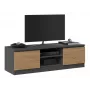 TV-Ständer Top e Shop RTV 120 ANTR/ARTIS — 1200×400×360 mm, anthrazitfarbene Oberseite und Rahmen, Spanplatte, 2 Regalböden