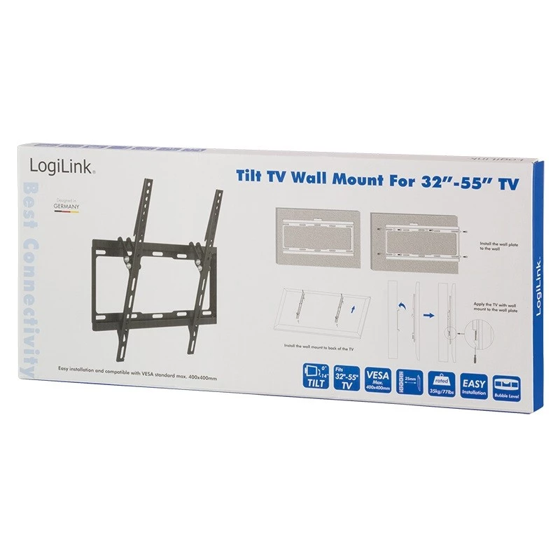 TV-Halterung LogiLink BP0012 139,7 cm (55 Zoll) Schwarz