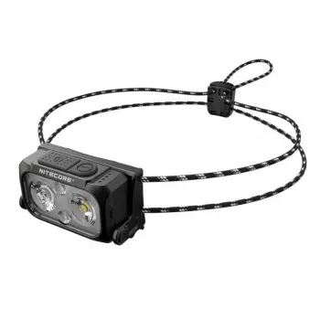 Stirnlampe Nitecore NU21 360 Lumen Midnight Shadow – kompakte wiederaufladbare Stirnlampe, 360 lm Leistung