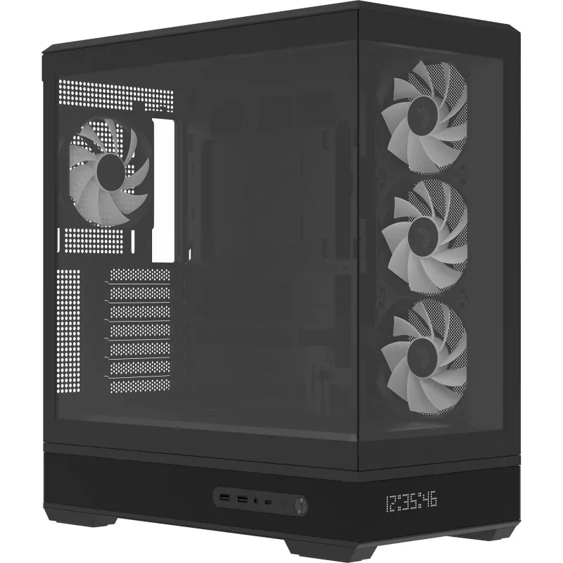 Computer case AeroCool Geh Midi P500B-Digi Schwarz