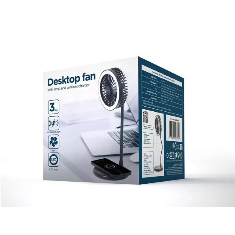 Haushaltsventilator Gembird TA-WPC10-LEDFAN-01