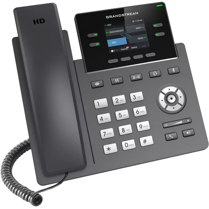 IP-Telefon Grandstream Networks GRP2612W Schwarz