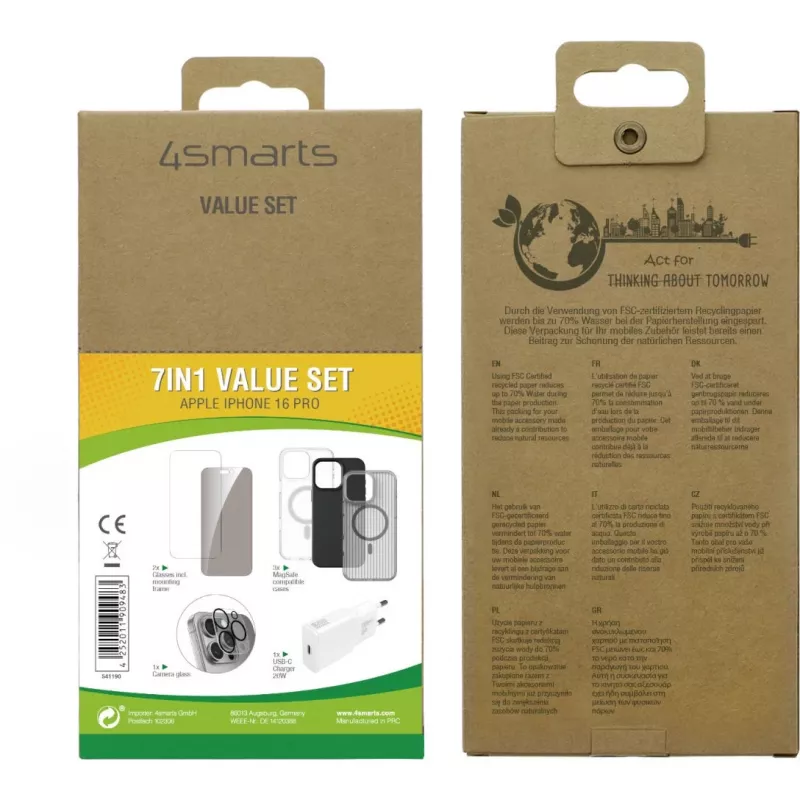 4smarts Value Set für Apple iPhone 16 Pro MagSafe-kompatibel