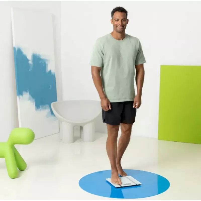 Ecomed BS-70E Rechteckig Weiß Elektronische Personenwaage