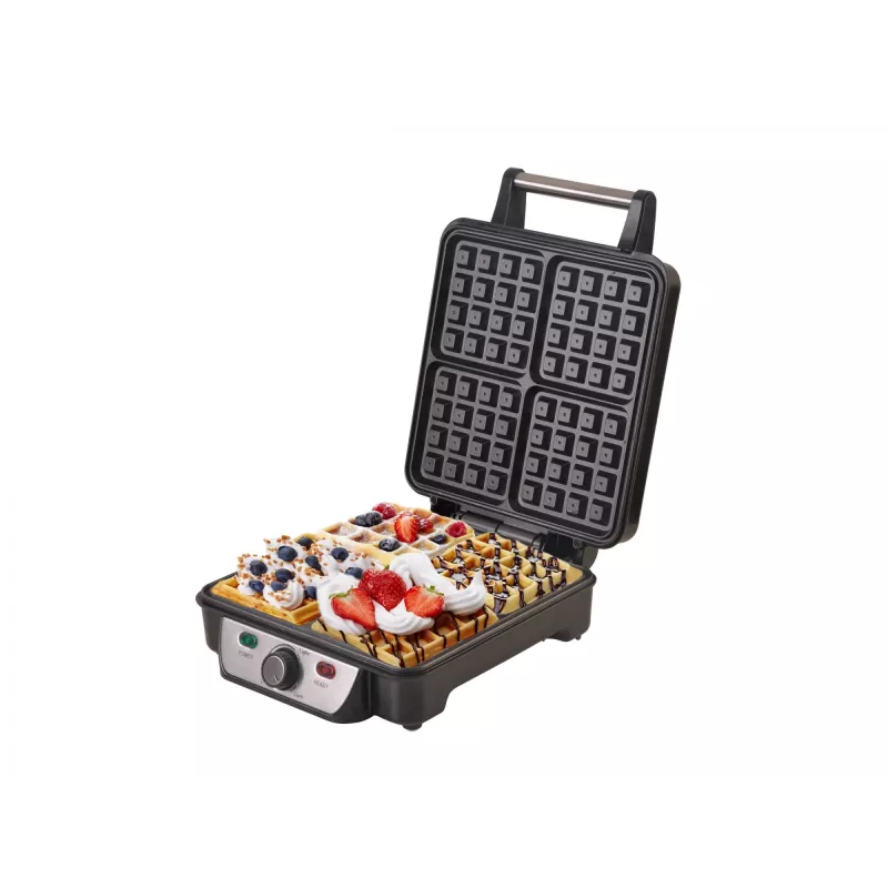 CAMRY Waffeleisen 1150 W Schwarz, Mehrfarbig, Einheitsgröße, CR 3025