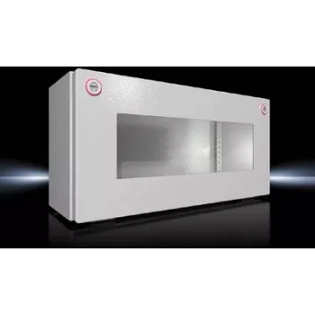 Elektrogehäuse Rittal 1610.000 — Polycarbonat-Abdeckung, Stahlunterteil, IP65, 400×155×200 mm