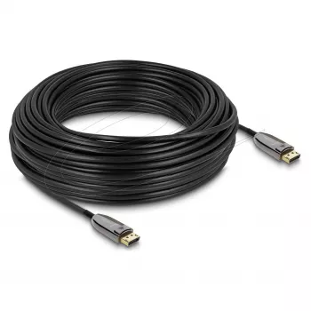 DELOCK aktives optisches DisplayPort 2.1 Kabel 8K 60Hz 40Gbps 30 m