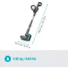 Akku-Mehrfachreiniger AquaBrush Patio 18V P4A solo, Hartbodenreiniger Grau/Türkis, ohne Akku und Ladegerät, POWER FOR ALL ALLIANCE