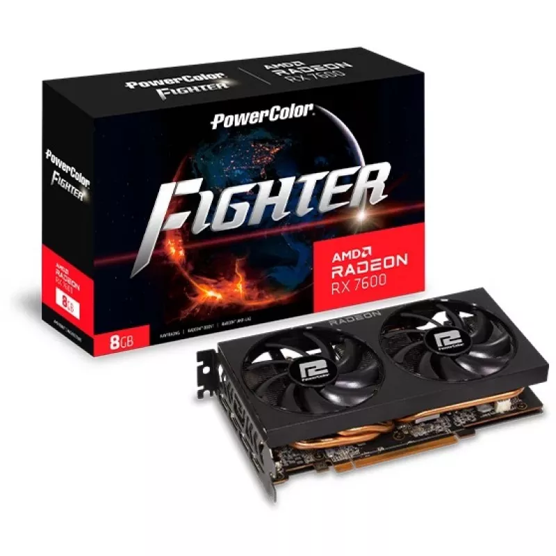 PowerColor Fighter Radeon RX 7600 8GB GDDR6 Grafikkarte