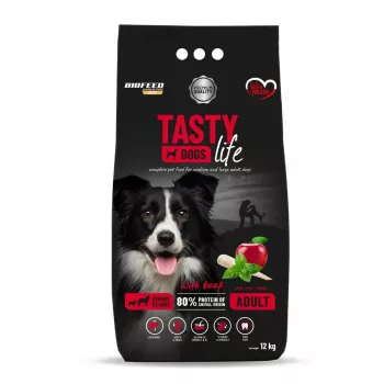 BIOFEED Tasty Life medium & large Beef - Trockenfutter für Hunde - 12kg