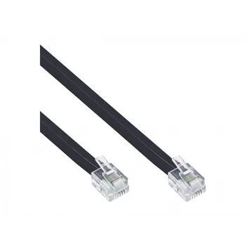 InLine Modular Kabel RJ12 Stecker / Stecker 6P6C 20m
