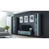 Cama TV-Ständer VIGO neu 30/140/40 grau/grau glänzend