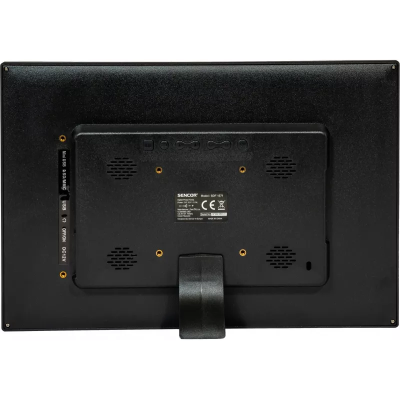 Digitaler Bilderrahmen SENCOR SDF 1571 BK — 15-Zoll schwarzer Multimedia-Rahmen
