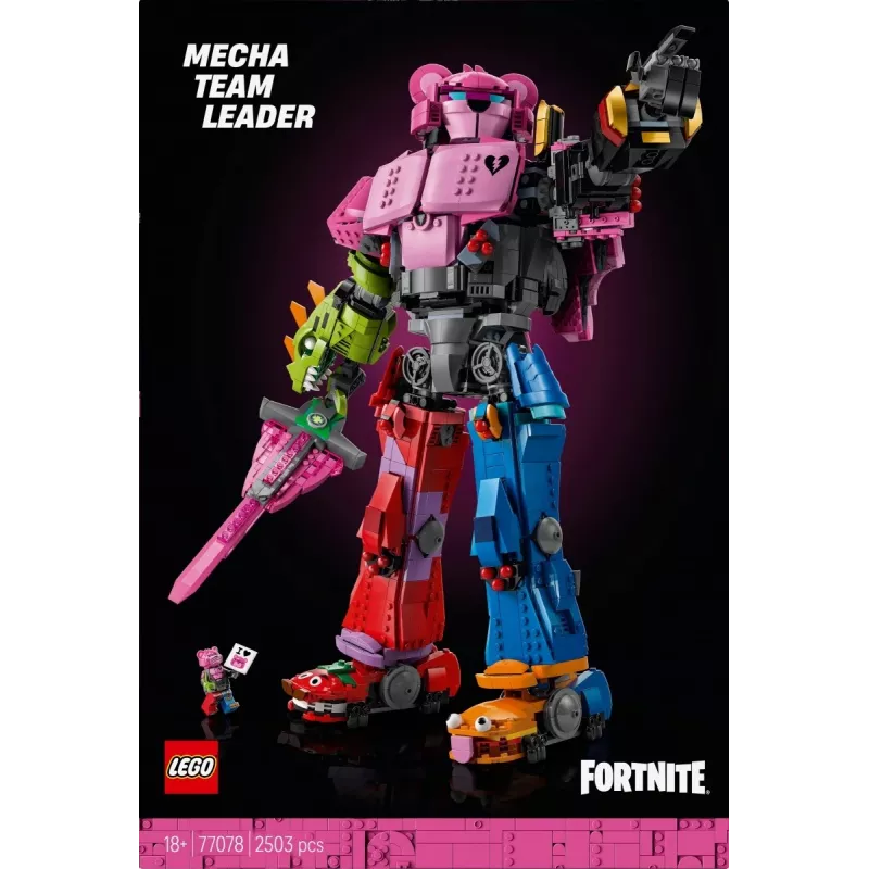 LEGO Bauset Team Leader Mechs 77078 — Fortnite, 2503 Teile, 1 Minifigur, 450 mm Mech-Höhe