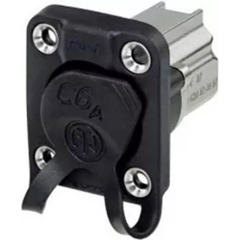 Neutrik NE8FDX-P6-W Wire Connector RJ45 female Schwarz - White (NE8FDX-P6-W)
