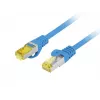 Patchkabel Fluke PCF6A-10CU-0025-B RJ45 Cat.6a 0,25 m Blau