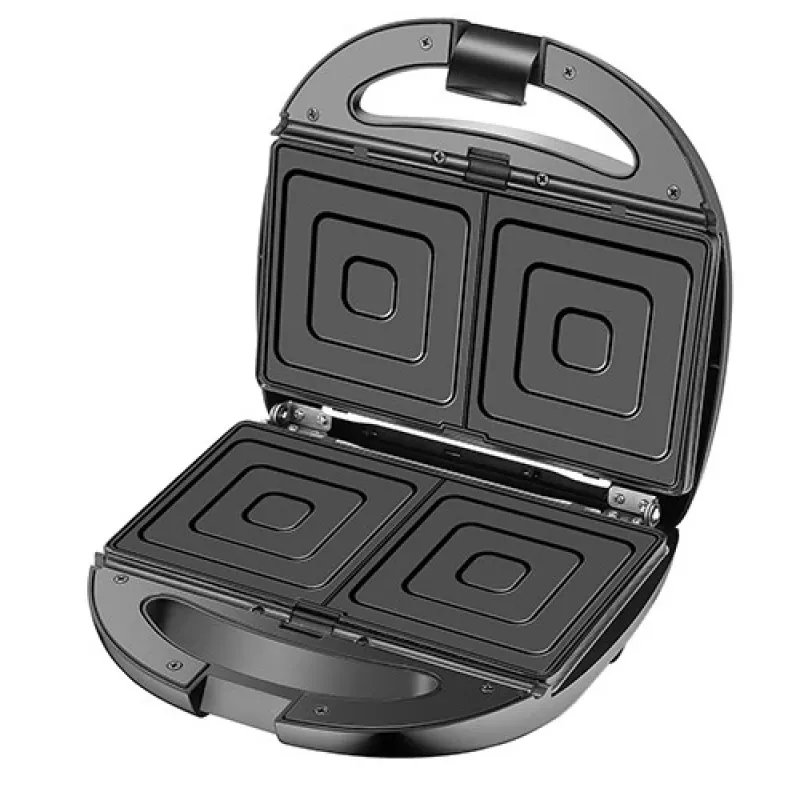 Adler AD 3040 Sandwichmaker 1200 W Schwarz, Grau