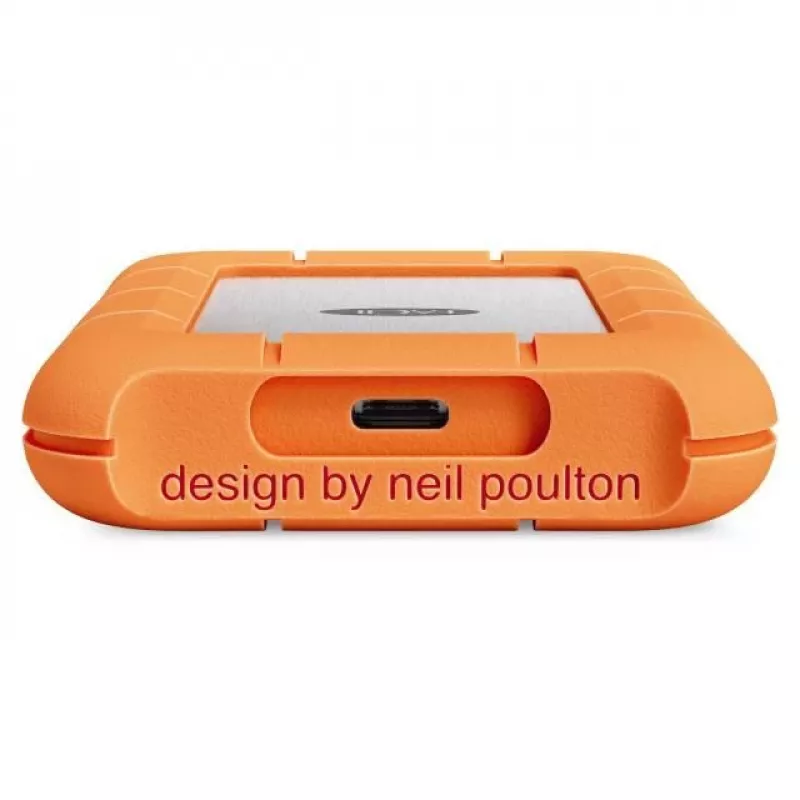 Externe Festplatte LaCie STND1000400 1 TB USB Typ-C 3.2 Gen 1 Grau Orange