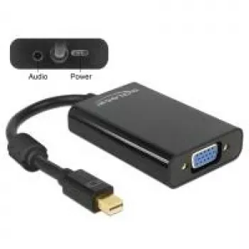 Videokabel-Adapter DeLOCK 65598 Mini DisplayPort auf VGA 3,5 mm