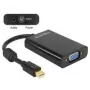 Videokabel-Adapter DeLOCK 65598 Mini DisplayPort auf VGA 3,5 mm