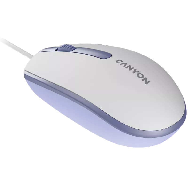 CANYON Maus M-10 Kabel Weiß Lavendel
