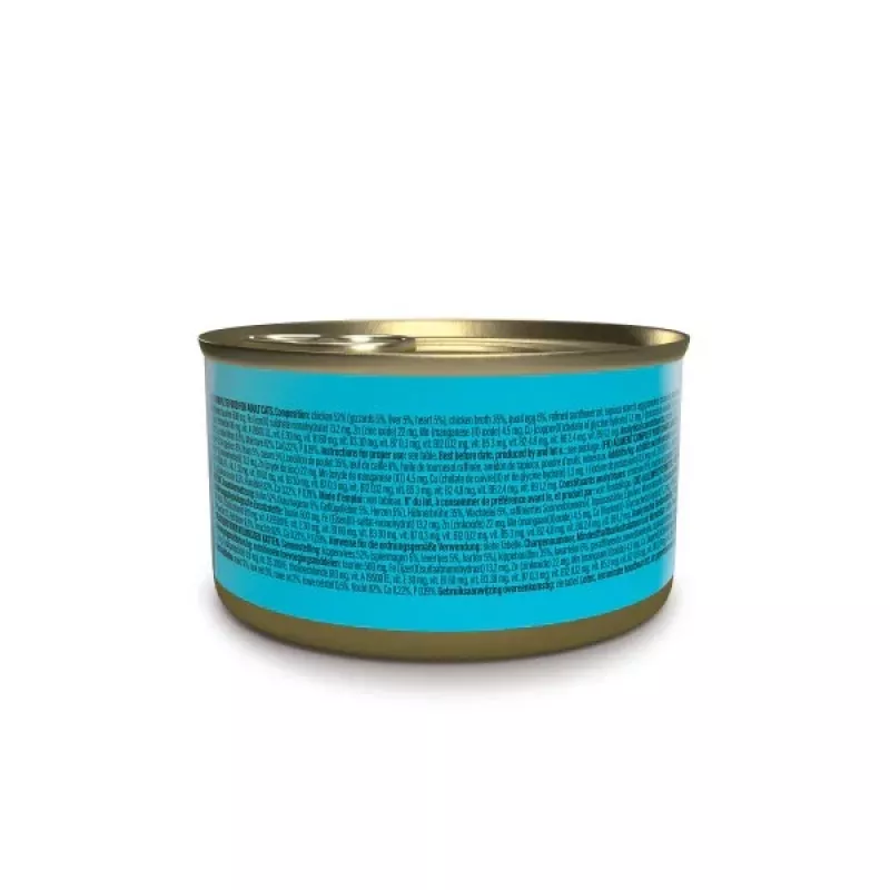 Nassfutter für Katzen Agras Pet Foods Schesir after Dark Complete Brühe 80 g – Huhn, glutenfrei, für ausgewachsene Katzen