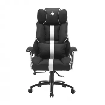 Gaming-Stuhl White Shark LE MANS schwarz/weiß ergonomisches Design