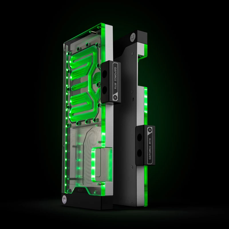 Thermalpad EK Water Blocks Aluminium Nickel Perspex Silber