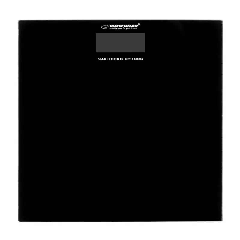 Esperanza EBS002K Personenwaage Elektronische Personenwaage Quadratisch Schwarz