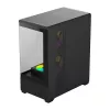Computer-Gehäuse Darkflash C365 (schwarz) mit 5 enthaltenen Lüftern