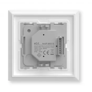 Glas-Wandthermostat Homematic IP Modell 161458A0 – digital, weiß, 230 V, IP20