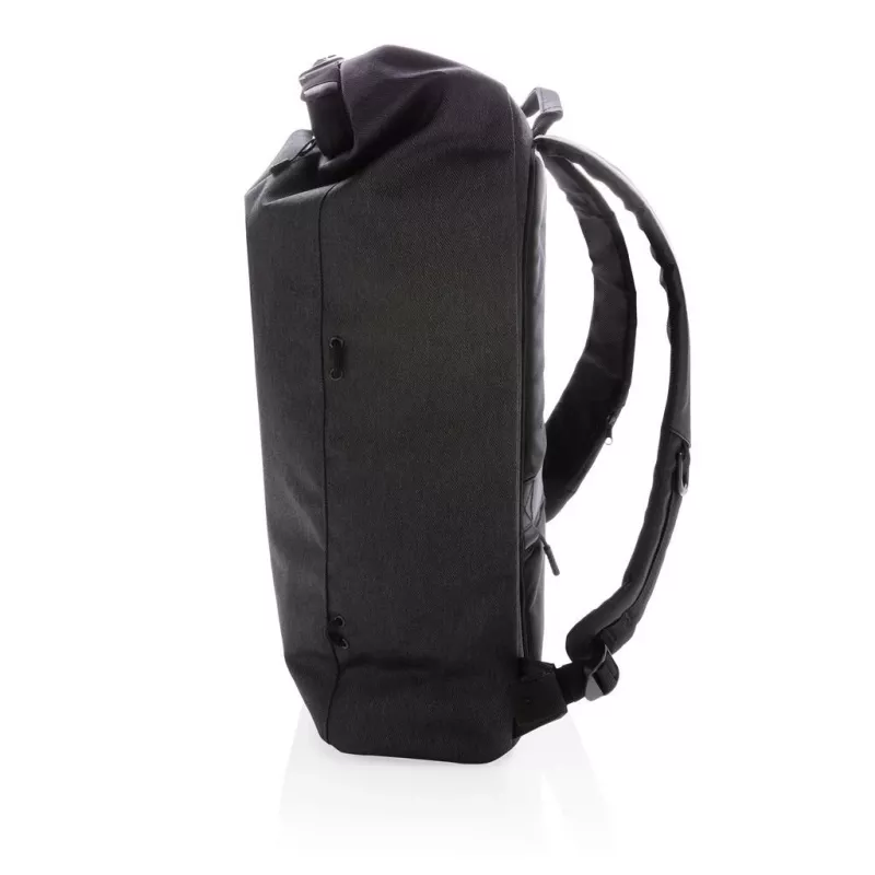 Rucksack XDDESIGN Urban Lite Schwarz — 21 L (erweiterbar auf 27 L), 15,6-Zoll-Laptopfach, wasserabweisend, Trolley-Gurt