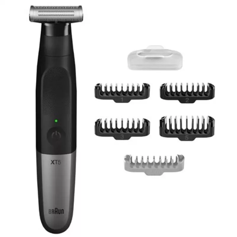 braun | Hybrid Hair, Bart-, Körpertrimmer | XT5100 Series X | Betriebszeit (max.) 60 Min. | Nass & Trocken | Schwarz
