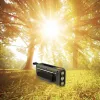 Tragbares UKW-Radio MANTA RDI401G mit Solarpanel, Dynamokurbel, 4000–4500 mAh Akku, 5 V USB-Ausgang, 3 W, Taschenlampe