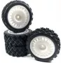 Absima 1 10 Rally Block Complete Wheels Schwarz 4 Stk. (2510062)