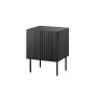 Nachttisch-Set 2 Stück Cama Meble ISLA 44,5×40×59 cm schwarz matt MDF/Spanplatte