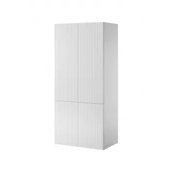 Schrank cama meble PAFOS 2D 90x55,5x198,5 cm weiß matt mit 2 Einlegeböden