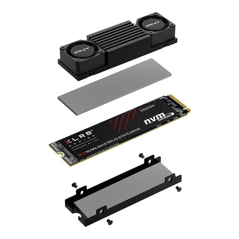 SSD-Festplatte PNY 2 TB M.2 PCI Express 5.0 NVMe CS3150