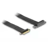 DeLOCK Riser-Karte PCI Express x4 Stecker auf x4 Slot 90° abgewinkelt mit Kabel 30 cm