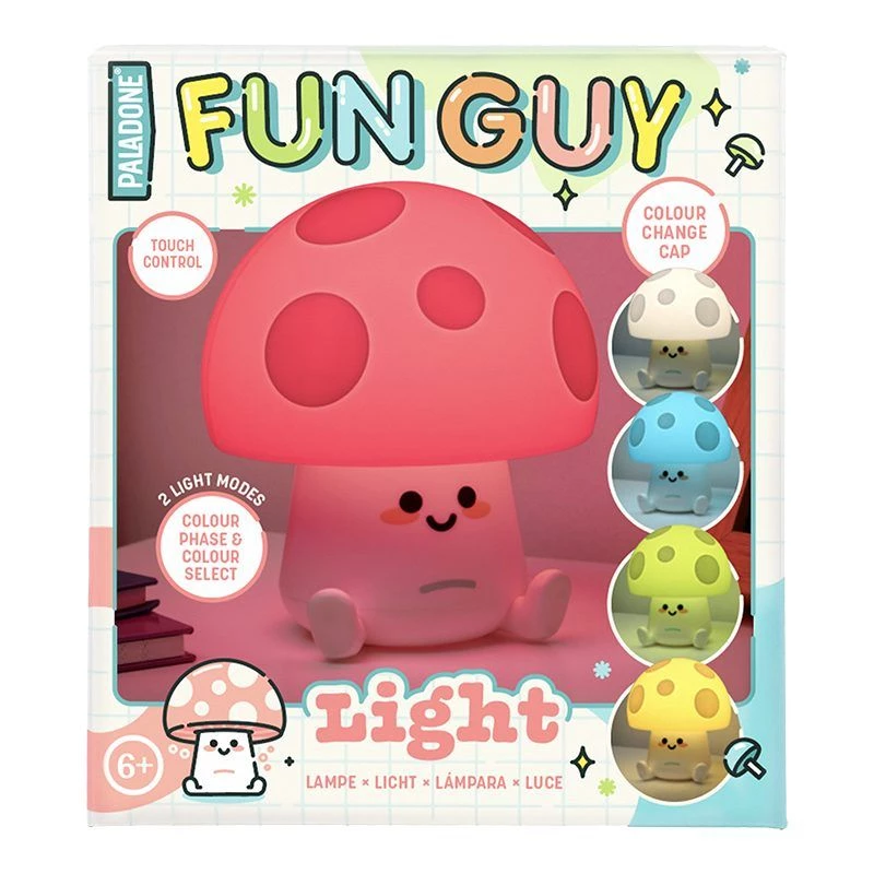 Tischlampe Paladone Fun Guy Mushroom Light – neuartige pilzförmige LED-Nachttischlampe